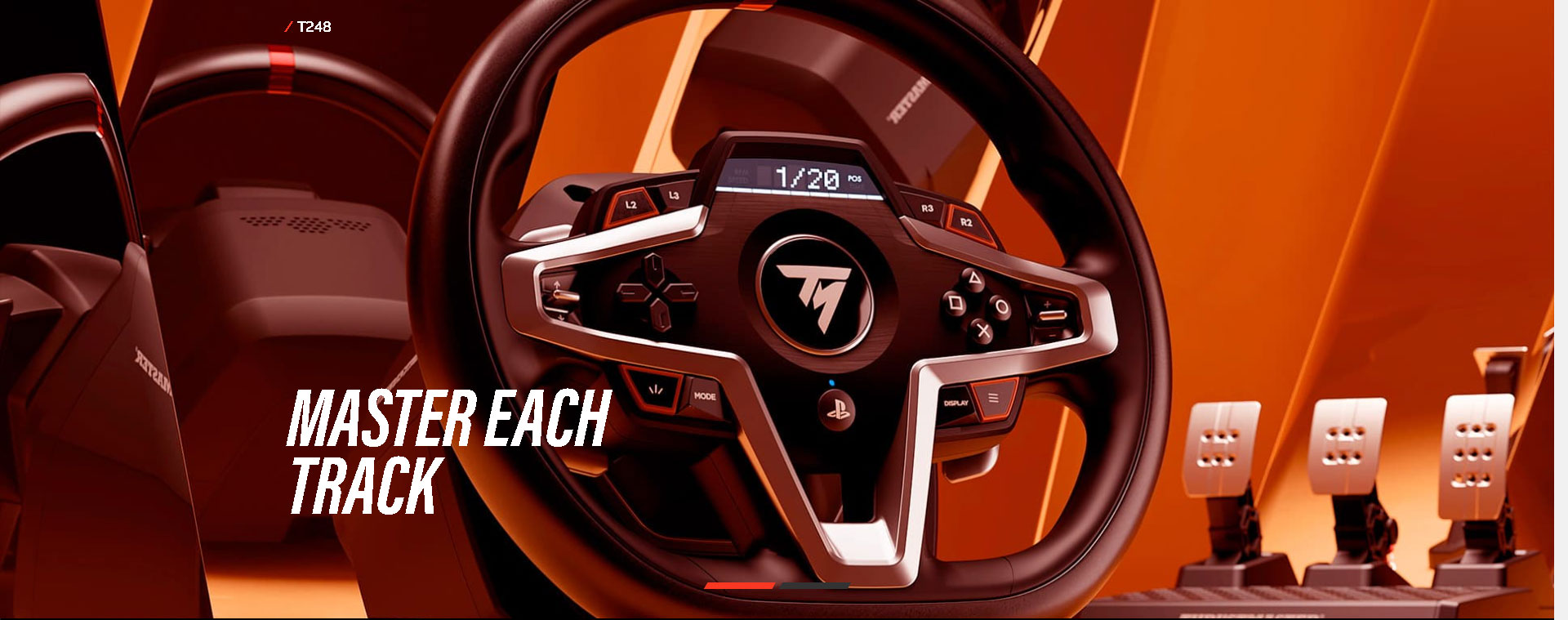 הגה Thrustmaster T248X מתאים לאקס בוקס, מחשב